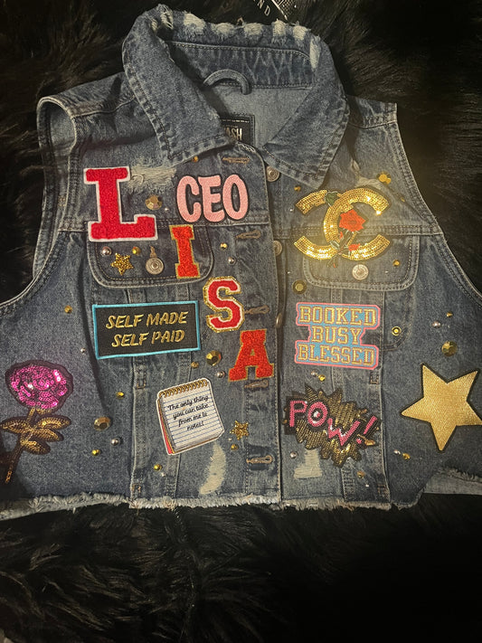 Custom Denim Vest